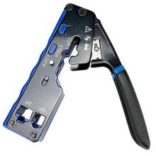RJ45 Crimp Tool Pass Through Cutter for RJ45 Cat7 Cat6 Cat5 RJ11 RJ12Modular Connectors All-In-One Wire Tool CNIM Hot 2024 - buy cheap