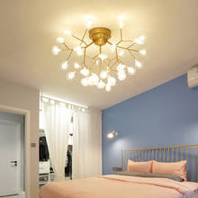 Candelabro de techo LED de estilo nórdico, iluminación creativa moderna para sala de estar, dormitorio, accesorios de iluminación para el hogar, Envío Gratis 2024 - compra barato