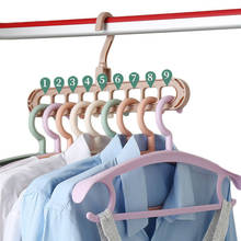 2PCS Clothes Rack Closet Organizer Multi-Functional Folding Magic Hangers Organizer Clothes Drying Racks Scarf Clothes Storage 2024 - buy cheap