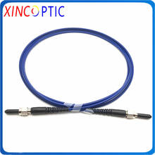 SMA905-SMA905 Ceramic Core MM OM1 62.5/125 1/2/3/5M Single Fiber Simplex Armored 3.0mm Blue Jacket Fiber Optic Patch Cord Cable 2024 - buy cheap