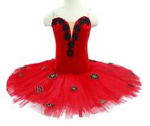 Paquita-vestido de tutú para niña, tutú de Ballet, trajes de ballet de cisne kitrii rojo 2024 - compra barato