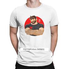 Гей Адам любит пересечения руки футболка для мужчин Премиум хлопковые топы Футболка с усами Bobobear БОБО медведь ЛГБТ футболка графический 2024 - купить недорого
