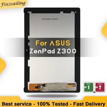 Lcd novo para asus zenpad 10 z300 z300m, montagem de digitalizador de touch screen para asus z300m, peças de reposição, 100% 2024 - compre barato