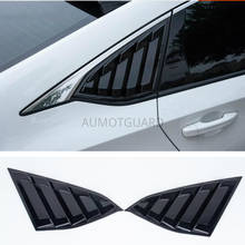 For Honda Accord 10th 2018 2019 Carbon Fiber ABS Rear Window Handle triangle Bowl Cover Car Styling Accessories 2pcs 2024 - buy cheap