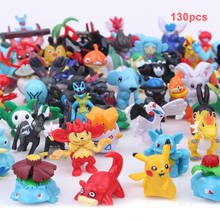 Takara tomy 130 pçs pokemon bonecas bolso monstro pikachu figuras modelo brinquedos figura de ação crianças presentes 5cm 2024 - compre barato