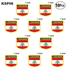Нашивки с вышивкой в виде ливанского флага, нашивки с помощью утюга и пилы, нашивки для шитья одежды для дома и сада 2024 - купить недорого