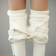 Зимние теплые женские брюки-карандаш 2020, высокоэластичные однотонные брюки, плотные флисовые леггинсы, уличные брюки P9188 2024 - купить недорого