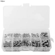 240Pcs M2 M2.5 M3 M4 M5 Stainless Steel Screw Set Furniture Fittings Nuts Bolts Laptop Computer Screws Motherboard Kit Hardware 2024 - buy cheap