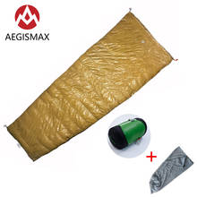 AEGISMAX Outdoor Envelope LIGHT Series 95% white Goose Down Envelope Three-Season Camping Hiking Ultralight Sleeping Bag 800FP 2024 - buy cheap