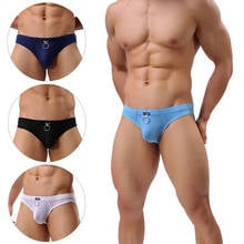 4Pcs/Lot Brand Men Underwear Mesh Qucik-Dry Sexy Men Briefs Breathable Mens Slip Cueca Male Panties Underpants Briefs Bikinis 2024 - buy cheap