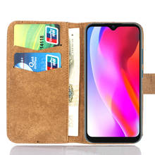 Vsmart joy 2 plus capa em couro ultrafino, 6 cores, vintage, luxo, proteção para celular 2024 - compre barato