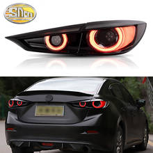 Rear Driving Light + Brake + Reverse + Dynamic Turn Signal Light Car LED Taillight Tail Light For Mazda 3 Sedan 2014 - 2018 2024 - buy cheap