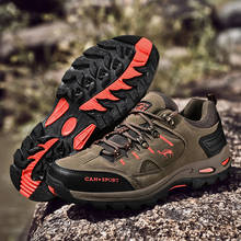 Alta qualidade dos homens sapatos de caminhada outono inverno marca ao ar livre esporte trekking mountain boots escalada à prova dwaterproof água sapatos esportivos 2024 - compre barato