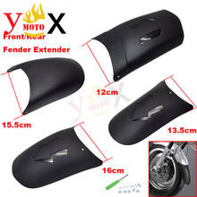 Motorcycle Front/Rear Mudguard Fender Mudflap Extender Extension Enlarge For KAWASAKI HONDA SUZUKI Yamaha Street Bike Scooter 2024 - buy cheap