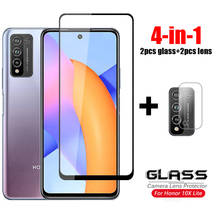 4-in-1 Glass on Honor 10X Lite Tempered Glass For Huawei Honor 9X 9S 9C 9A 20 20S 30i 30 Pro Camera Lens Screen Protector Film 2024 - buy cheap