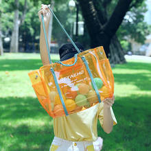 Bolsa feminina transparente, bolsa tiracolo de ombro em pvc com fecho 2024 - compre barato