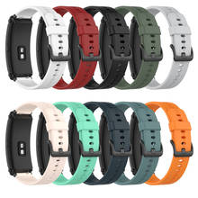 16mm largura silicone pulseira de relógio banda para huawei banda b6/b3 pulseira de relógio para timex tw2t35400/timex tw2t35900 acessórios 2024 - compre barato