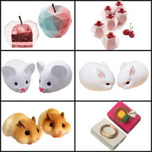 Meibum-Molde de silicona para hornear, bandeja de decoración de pastelería, anillo de diamante, fruta, Muffin, pastel, vela, Pan, postre 2024 - compra barato
