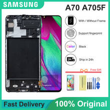 Tela lcd, 6.7 '', para samsung galaxy a70, a705, a705f, display de toque, digitalizador, montagem, a70, 2019, a705ds 2024 - compre barato