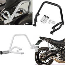 LJBKOALL MT09 FZ09 Black & White Subcage Stunt Rear Passenger Peg for Yamaha MT FZ 09 Tracer MT-09 FZ-09 2013-2020 2024 - buy cheap