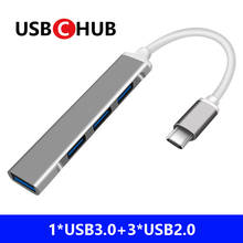 Cabo usb hub 3.0 tipo c, extensor de entrada 3.14 para pc, laptop, macbook air pro, acessórios para computador, multiportas 2024 - compre barato
