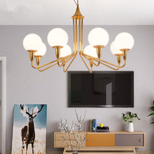 Modern Luxury LOFT Glass Pendant Light Fixtures Lustre Gold Metal Dining Room Led Pendant Lamp Lighting Luminaria Fixtures 2024 - buy cheap
