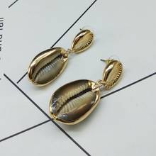 Europe and the United States jewelry fashion joker street, fear of the popular personality natural shell earring, A12-7 2024 - buy cheap