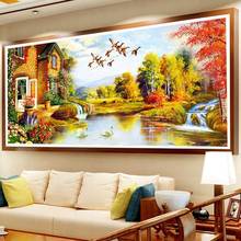 new 5d diamond painting full square /round livingroom wall sticker diy diamond embroidery Mountain view livingroom wall sticker 2024 - buy cheap