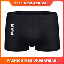 Cuecas boxer masculinas, cueca boxer de algodão macio sexy, roupa de baixo para homens, caixa sexy 2024 - compre barato