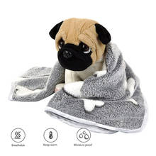 Теплое одеяло для кошек, собак, щенков, мягкое Фланелевое Флисовое одеяло для сна для собак для домашних животных для кошек 2024 - купить недорого