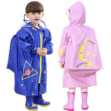 Cute Fashion Polyester Baby Raincoat Outdoor Waterproof Rain Coat Children Impermeable Poncho Boys Girls Rain Jacket 2024 - buy cheap