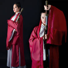 Woman Hanfu Lady Ancient Han Dynasty Swordsman Outfit Chinese Traditional Folk Dance Costumeswordsman Cosplay Costume 2024 - buy cheap