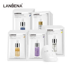 LANBENA Face Mask Moisturize Skin Care Serum Facial Essence Set for VC Whitening Hyaluronic Acid Six Peptides Pore Shrink Masks 2024 - buy cheap