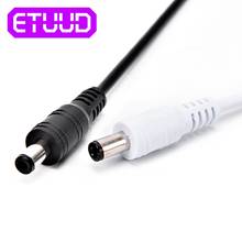 DC 12V Power Connector Cable Adapter 5.5*2.1mm Male / Female Connector DC Power Plug Male Connector With Cord Cable Black White 2024 - buy cheap