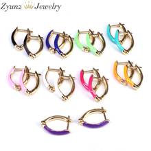 10 Pairs, Neon Enamel V Hoops for Women Gold-Color Statement Jewelry Vintage Boho Geometric Earrings 2020 Brincos Gifts 2024 - buy cheap