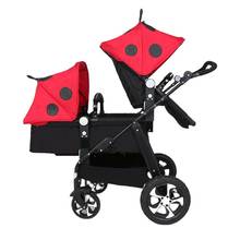 KID1ST twins baby stroller double front and rear double pram Aluminum alloy frame in multiple colors 2024 - buy cheap