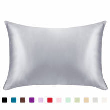 Emulación satén seda funda de almohada cuadrada única funda de asiento de silla suave Lisa funda de almohada 2024 - compra barato