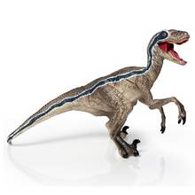 Velociraptor-figuras de acción de dinosaurios, juguetes clásicos para niños y niñas, modelo Animal, mandíbula móvil 2024 - compra barato