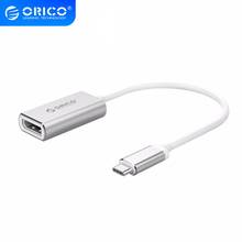 Порт ORICO Type-C для DP /Mini DP, адаптер, кабель, дисплей, порт, конвертер, кабель проектора 4K HD для Apple MacBook Air Pro iMac Mac 2024 - купить недорого