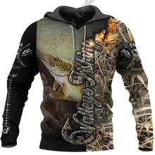 PLstar Cosmos-chándal informal de pesca de camuflaje Fisher, Sudadera con capucha, chaqueta y cremallera, 3D, divertido, A-13 2024 - compra barato