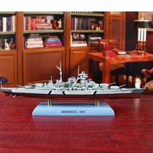 1/1000 Scale 1941 WWII German Bismarck Battleship Warship Models Toy Model Alloy Metal Diecast Models For Collection Display 2024 - buy cheap