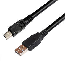 USB кабель 1,2 м мини-usb кабель для передачи данных t-порт MP3 мобильный жесткий диск MP4 регистратор для вождения винтажный кабель для зарядки мобильного телефона 2024 - купить недорого