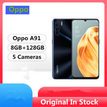 Original Oppo A91 Mobile Phone Helio P70 Android 9.0 6.4" 2400x1080 8GB RAM 128GB ROM 48.0MP 5 Cameras Screen Fingerprint 2024 - buy cheap