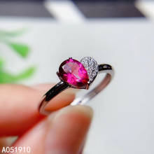Anel com pedra preciosa rosa embutida em prata esterlina 925, joias boutique de alta qualidade moda feminina 2024 - compre barato