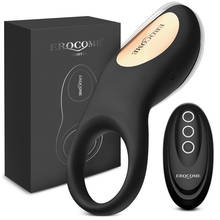 Wireless Remote Vibrator for Couples Penis Ring Vibrator Vibrating Cock Ring Testis Clitoris Stimulator Lasting Adult Sex Toys 2024 - buy cheap