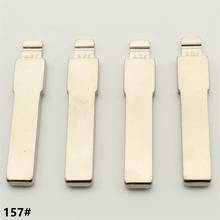 XIEAILI OEM 50Pcs 157# Metal Uncut Flip KD Remote Key Blade For Fiat (Mid Slot)  K415 2024 - buy cheap