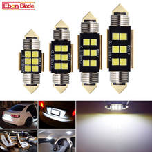 4x Canbus LED Lights Bulb C5W C10W 31mm 36mm 39mm 41mm SV8.5 3030SMD Auto Led Lamp Car Interior Dome Map License Plate Light 12V 2024 - buy cheap