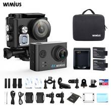 Wimius L2 HD 4K экшн-Камера Ультра 12MP 1080P 40M камера для шлема Водонепроницаемая wifi 170D велосипедная Спортивная экшн-видеокамера s 2024 - купить недорого