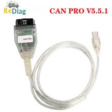 Newest CAN PRO V5.5.1 Support Can Bus UDS KLine for AUDI Without USB Dongle with FTDIFT245RL Chip VCP OBD2 Diagnostic Interface 2024 - compre barato