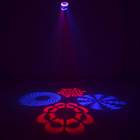 AUCD 8 Eye RGBW LED Patterns Rotating Projector Lamp DMX Beam Moving Gobos Ray Stage Lighting Disco Home Party DJ Lights LE-8EG - photo 2026